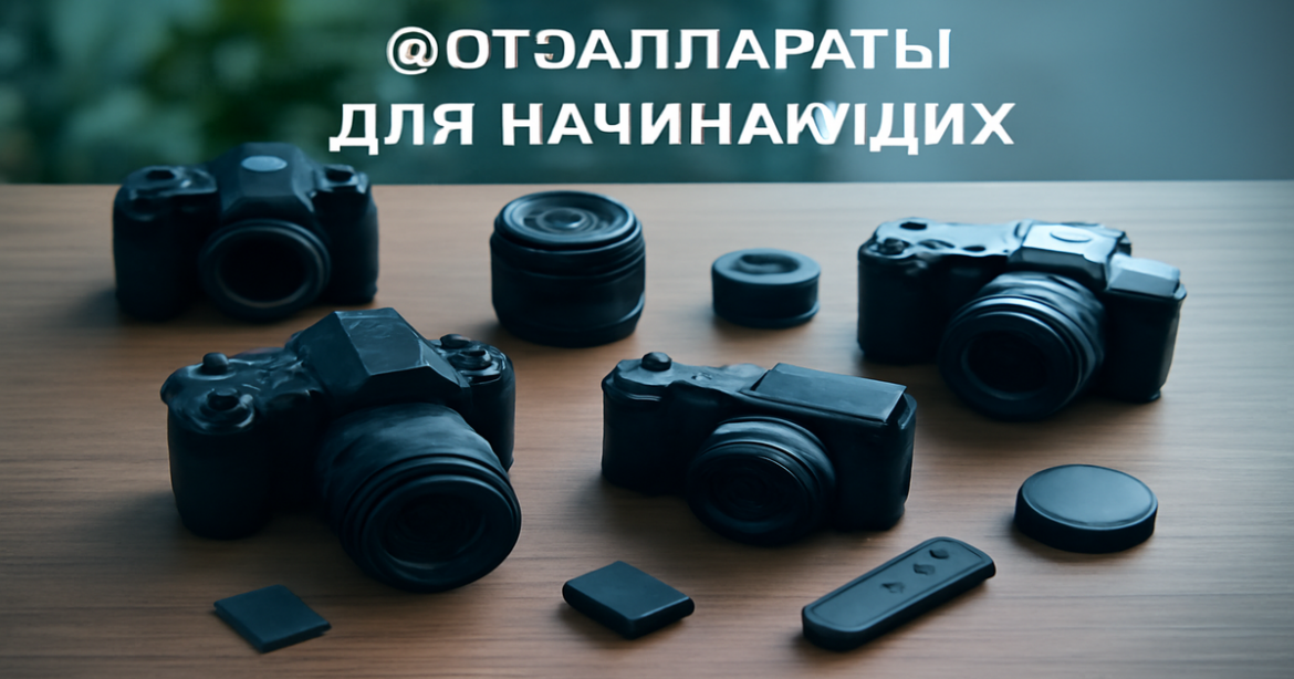 Explore top фотоаппараты для начинающих in a professional flat lay composition showcasing beginner-friendly options.