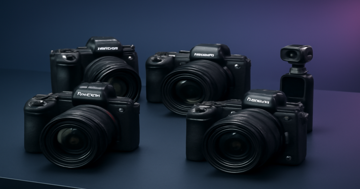 Discover лучшие камеры for photo and video in 2023 with this modern gadget showcase.