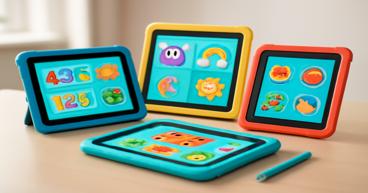Explore the best таблеты для детей with this high-quality image of colorful, child-friendly tablets.